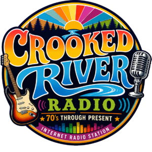Crooked River Radio logo – 70's through present internet radio station